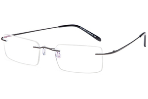 Emporium 7586 Unisex Designer Rimless